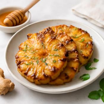 Ananas Grillé au Miel et au Gingembre
