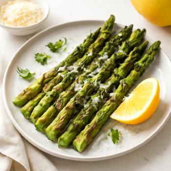 Asperges Grillées au Citron et Parmesan