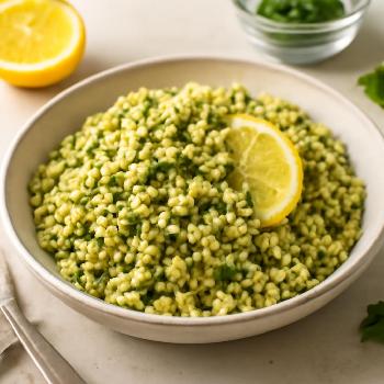 Boulgour aux Herbes et Citron pour Couscous
