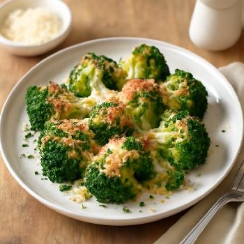 Brocolis Gratinés au Parmesan à la Friteuse à Air