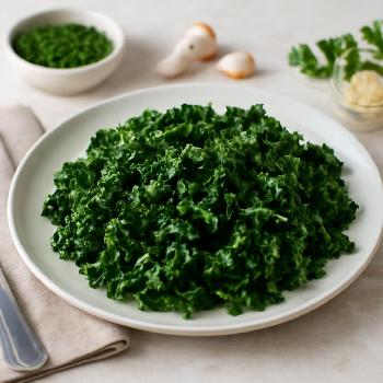 Chou Kale Sauté à l'Ail Végétalien