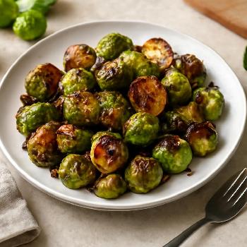 Choux de Bruxelles Balsamiques à la Friteuse à Air