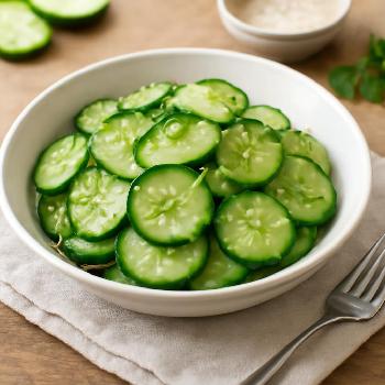 Concombres Marinés Rapides à la Japonaise (Sunomono)
