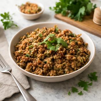 Farce à la saucisse, aux herbes et aux noix