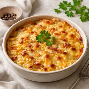 Gratin Savoyard aux Lardons et Oignon