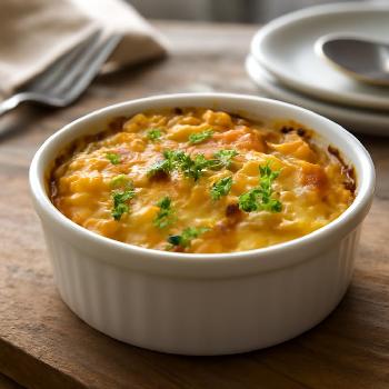 Gratins individuels de pommes de terre et de comté à préparer à l'avance