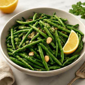 Haricots Verts Sautés à l'Ail et au Citron (Végétalien)