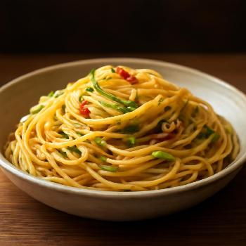 Pâtes Aglio e Olio : La simplicité italienne en accompagnement