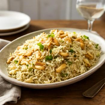Pilaf de Riz aux Amandes Parfumé