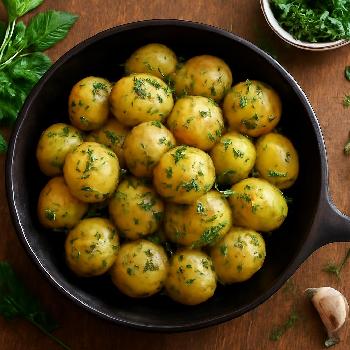 Pommes de Terre Bouillies aux Herbes Fraîches