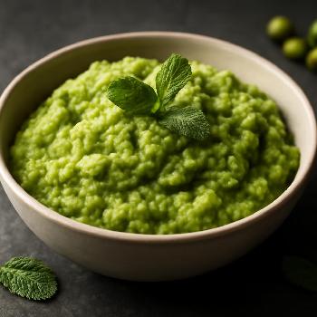 Purée de Pois à la Menthe Rafraîchissante