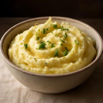 Purée de Pommes de Terre à l'Ail Crémeuse