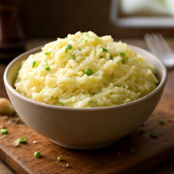 Purée de Pommes de Terre à l'Ail et au Parmesan
