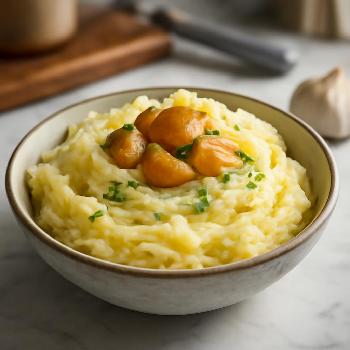 Purée de Pommes de Terre à l'Ail Rôtie