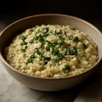 Quinoa Crémeux au Parmesan et Herbes Fraîches