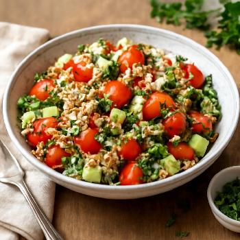 Salade de Quinoa Végétalienne Rapide