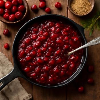 Sauce aux Canneberges Classique (Recette Facile)