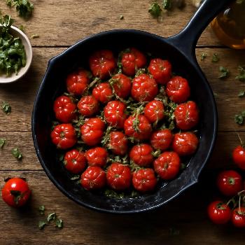 Tomates Cerises Rôties aux Herbes