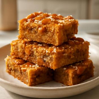 Blondies au Caramel Salé: Une Gourmandise Incontournable
