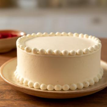 Bordure de Gâteau Simple aux Points : Élégance Minimaliste