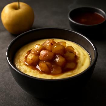 Crème Pâtissière aux Pommes Caramélisées pour Tartelettes