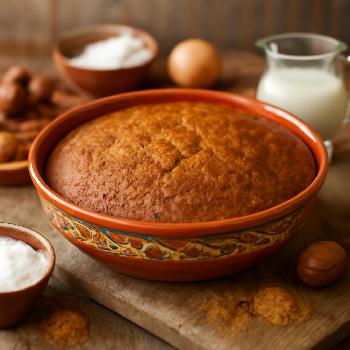Gâteau Moelleux aux Épices et à l'Huile de Noisette