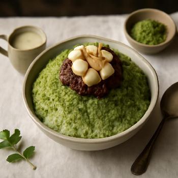 Bingsu au Thé Vert Matcha : Un Dessert Coréen Élégant et Rafraîchissant