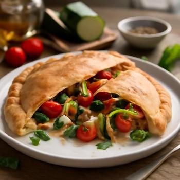 Calzone aux Légumes et Mozzarella