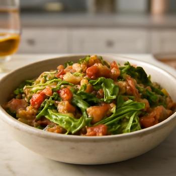 Chou Vert Braisé à la Mode du Sud