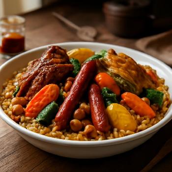 Couscous Royal Marocain Traditionnel