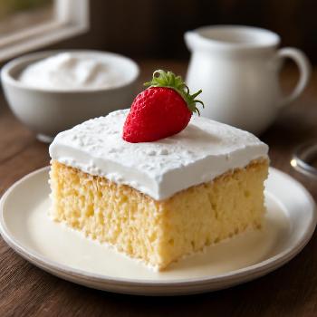 Gâteau Tres Leches Mexicain Traditionnel