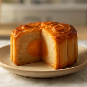 Gâteaux de Lune Traditionnels aux Graines de Lotus et Jaune d'œuf Salé