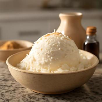 Glace à la Noix de Coco Thaïlandaise Maison