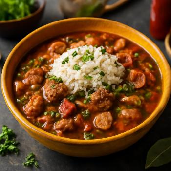 Gumbo au Poulet et Andouille
