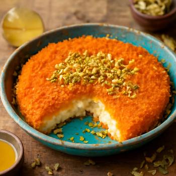 Knafeh Nabulsieh : Un délice croustillant et crémeux du Moyen-Orient