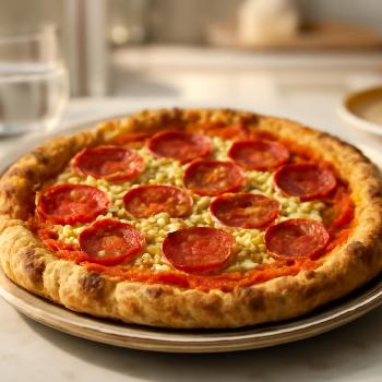 Pizza au Pepperoni Maison