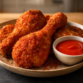 Poulet Frit du Sud Épicé au Four