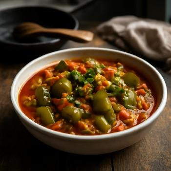 Ragoût de Piment Vert Végétarien du Sud-Ouest