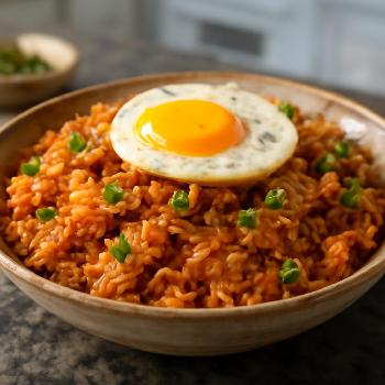Riz Frit au Kimchi (Kimchi Bokkeumbap)