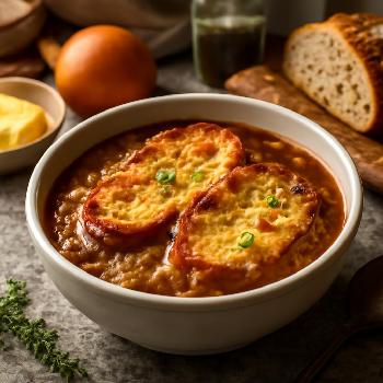 Soupe à l'oignon gratinée : La recette authentique