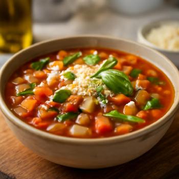 Soupe Minestrone Traditionnelle Italienne