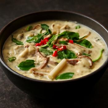 Soupe Tom Kha Gai au Galanga (alternative au gingembre)