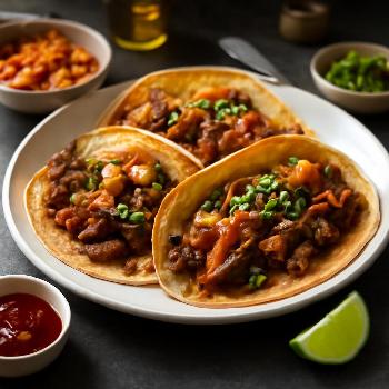 Tacos Coréens au Kimchi et Boeuf Bulgogi