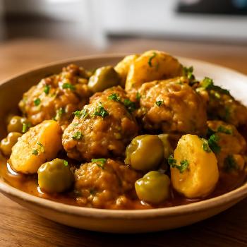 Tajine de Poulet aux Olives et Citron Confit