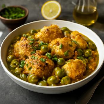 Tajine de Poulet aux Olives et Citron Confits