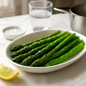 Asperges Vertes Vapeur en Un Clin d'Œil