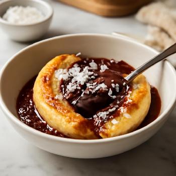 Banane au chocolat fondante au micro-ondes
