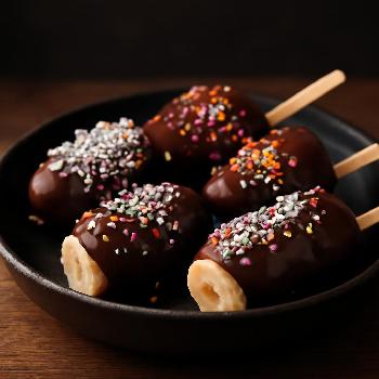 Bananes enrobées de chocolat fondu : Le goûter préféré des enfants