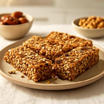Barres Énergétiques Vegan à l'Avoine et aux Fruits Secs