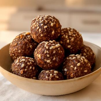 Boules Énergie Dattes-Coco Chocolat